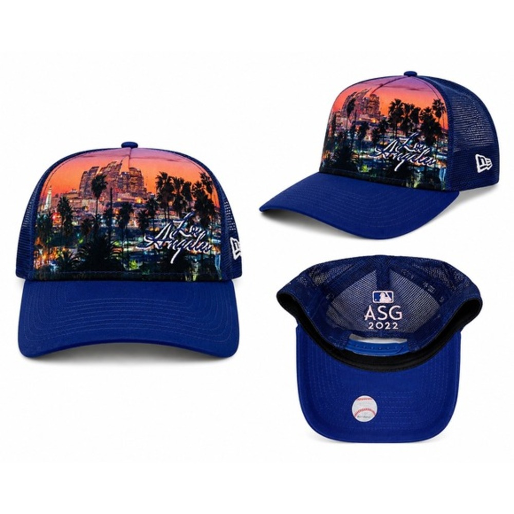 New Era 9FORTY MLB ASG 2022 Los Angeles All Star Game Trucker Hat Navy Blue